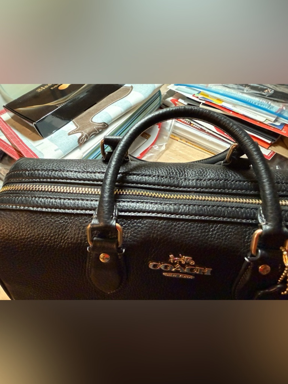 Coach Outlet Rowan Large Satchel Bag - Picture 6 of 9